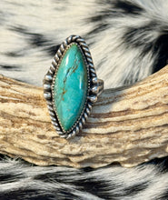 Load image into Gallery viewer, Turquoise Marquee Ring
