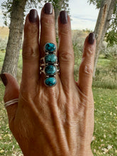 Load image into Gallery viewer, Four Stone Turquoise Ring