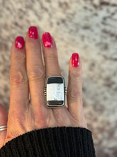 Load image into Gallery viewer, White Buffalo Bar Ring
