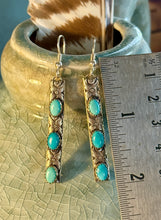 Load image into Gallery viewer, Turquoise Dangle Earrings
