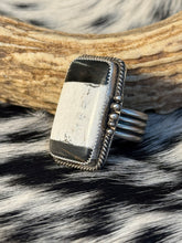 Load image into Gallery viewer, White Buffalo Bar Ring