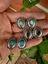 Load image into Gallery viewer, Turquoise Concho Earrings